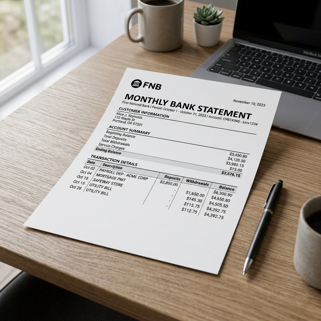 Bank Statement loan