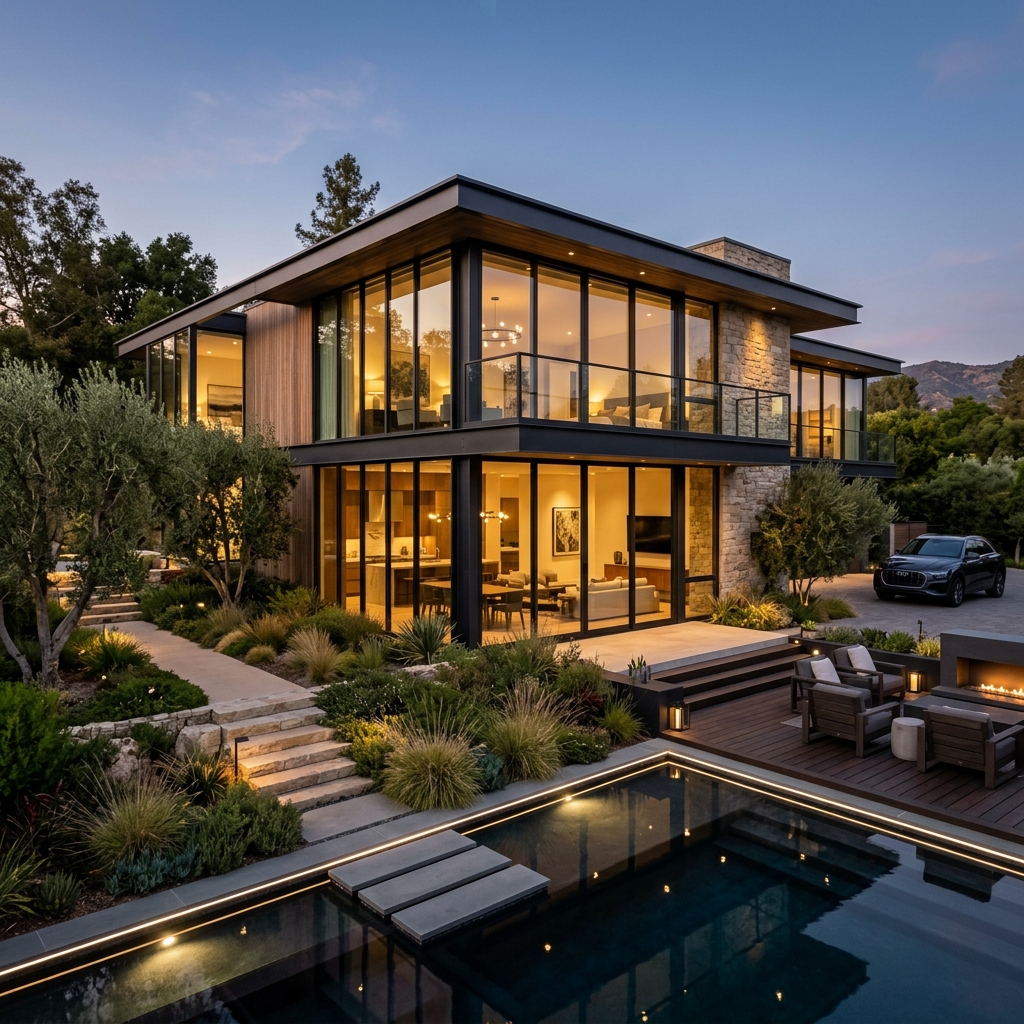 Modern investment property exterior