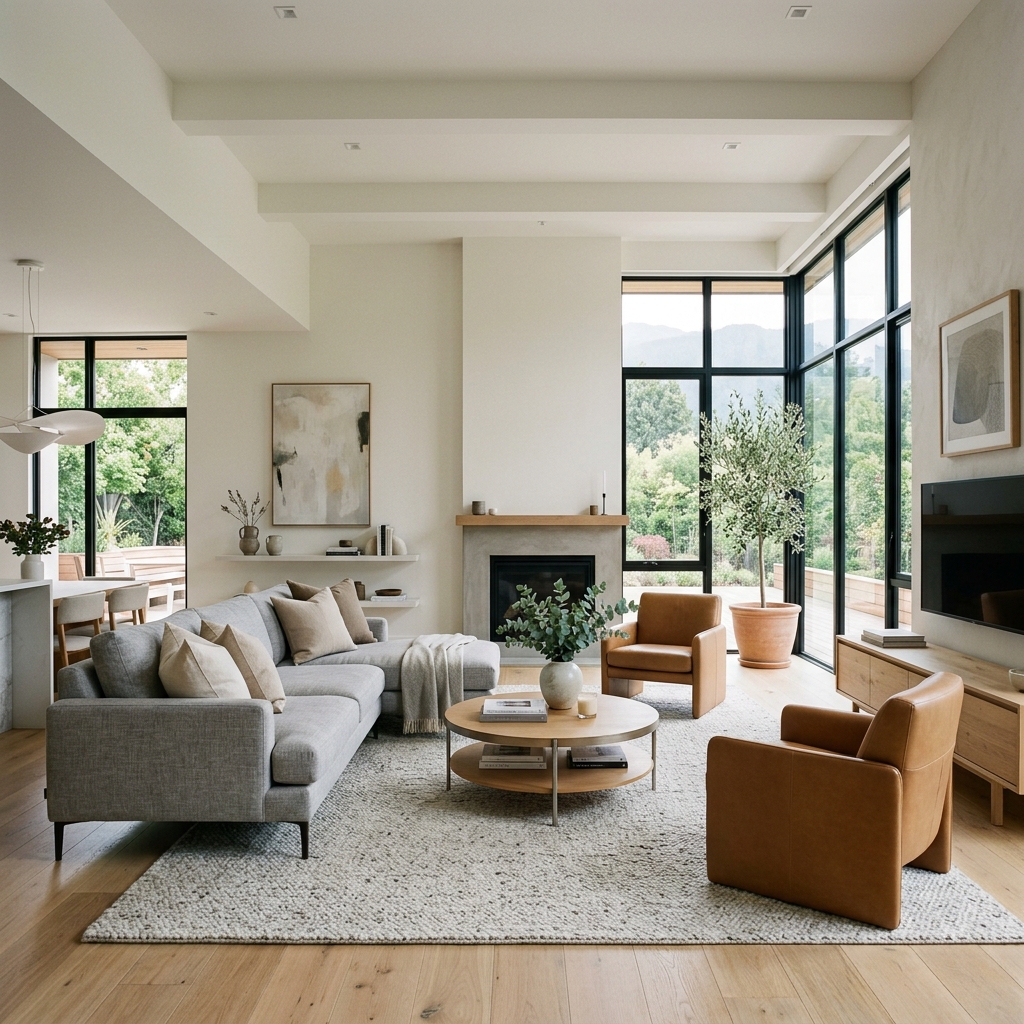Beautiful living room interior